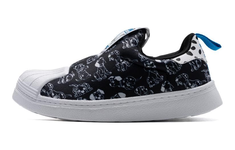 Кроссовки Adidas Originals SUPERSTAR 360 С Аbrasion Resistant Низкий Топ Детские Скейтбординги Черный Детский - изображение 1