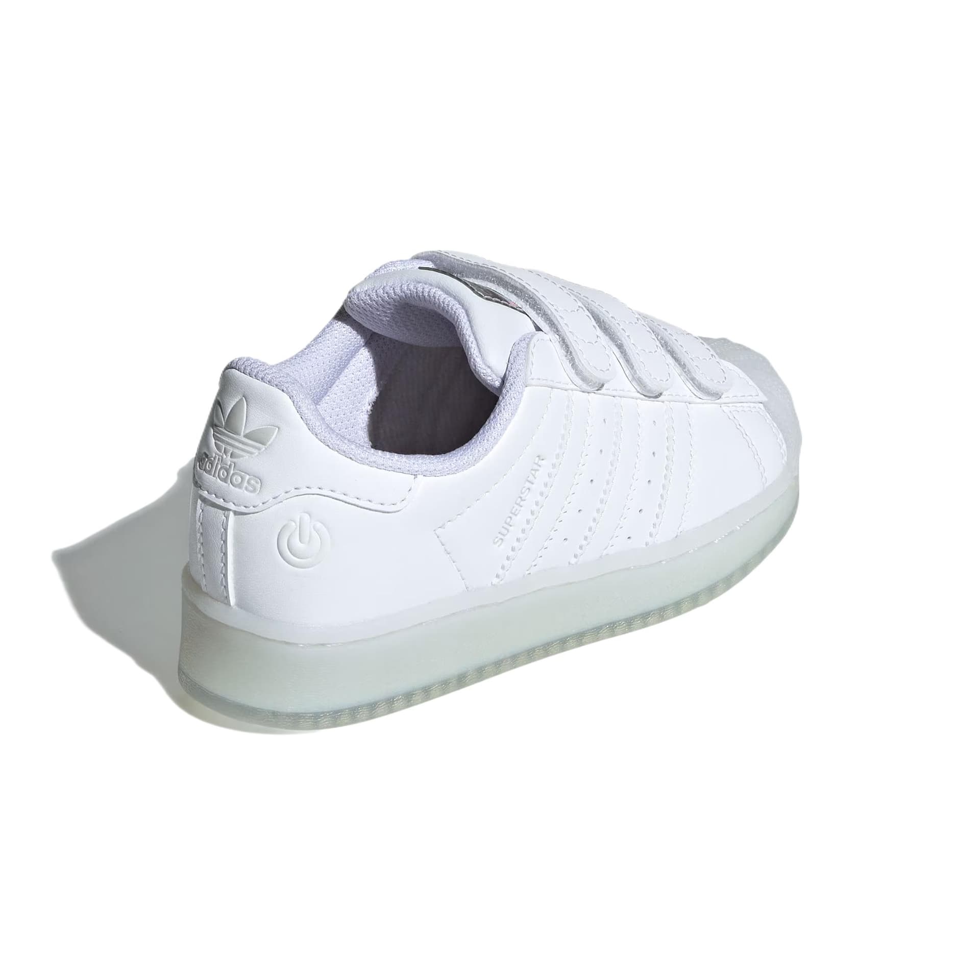 Кроссовки Adidas Originals Синтетическая кожа Низкие кеды Детская Скейтбординг Обувь Белая Малыш - изображение 4