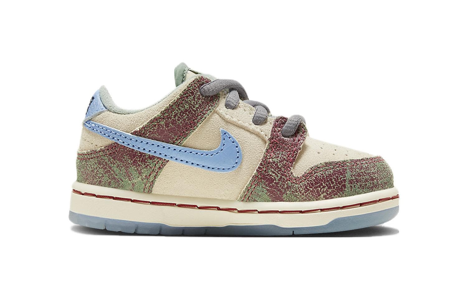Кроссовки Nike Dunk SB противоскользящая устойчивая к истиранию низкий верх обувь для малышей цвет экрю для младенцев и малышей - изображение 2
