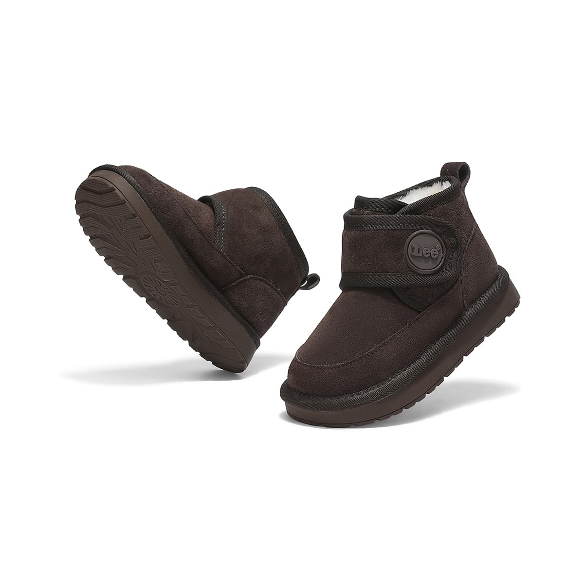 lee Fashion Versatile Удобный С флисовой подкладкой Подкладка Студенты Кампус Трендово Активный отдых High Топ Сноубутсы - изображение 6