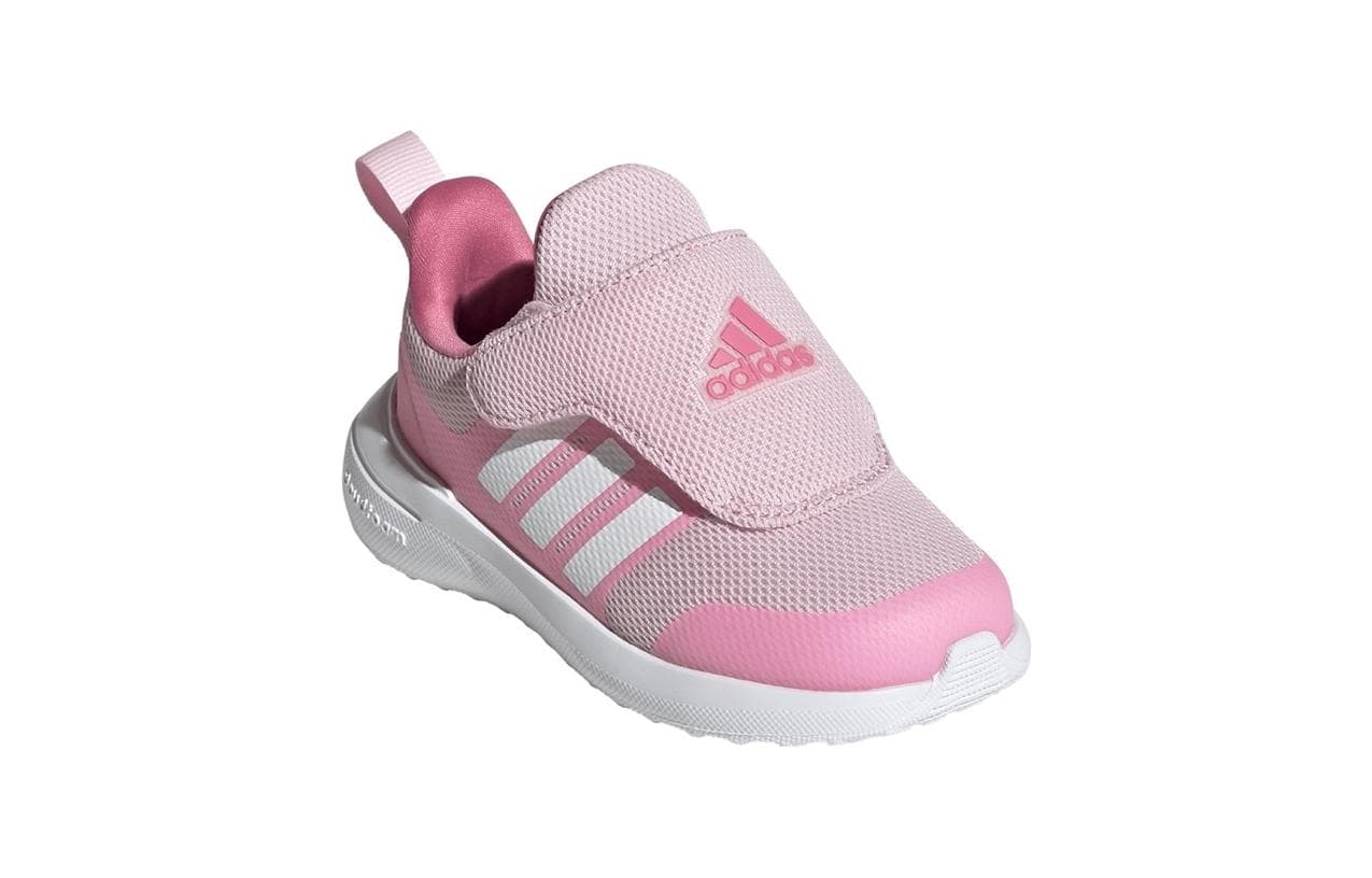 Кроссовки Adidas Neo Run 60s 2,0 Устойчивая к истиранию низкая детская обувь Белый Розовый для младенцев и малышей - изображение 4