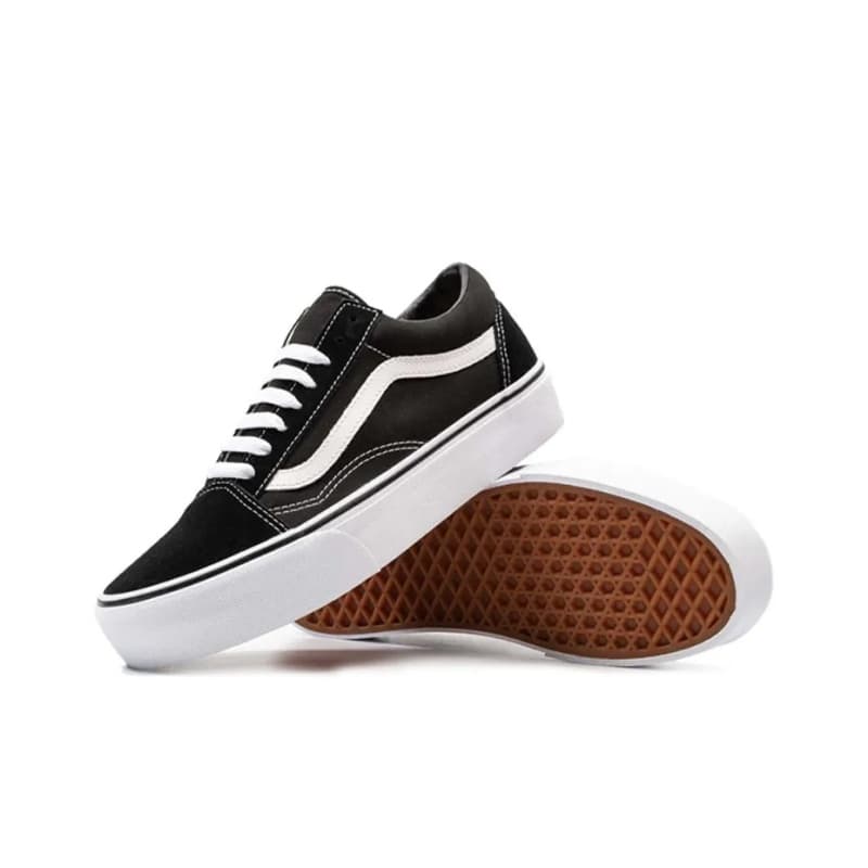 Кроссовки Vans Холст Замша Низкие Кеды Детские Лайфстайл Обувь Черные Подростковые - изображение 6