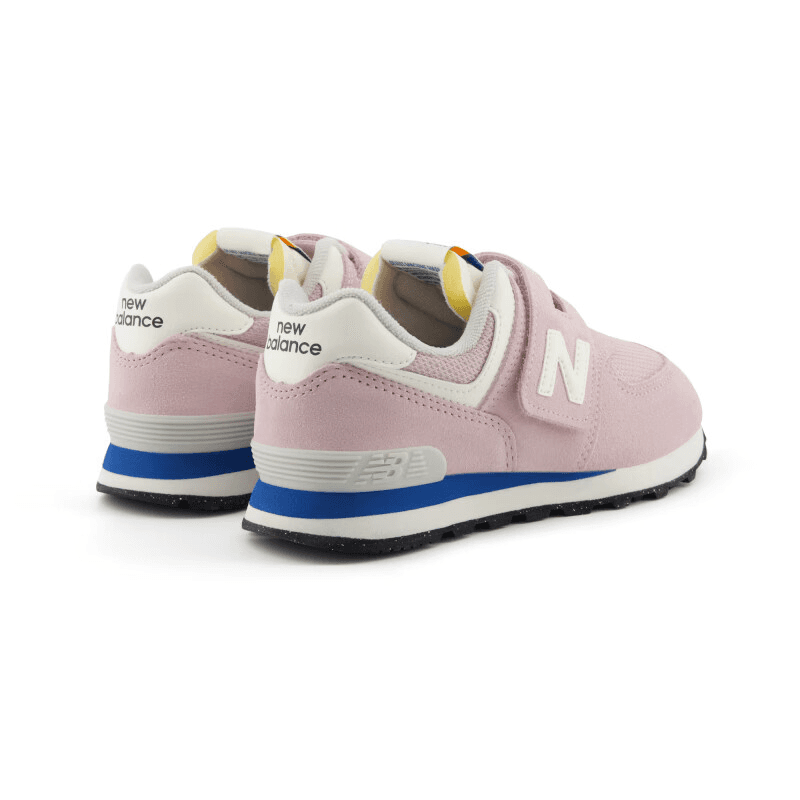 Кроссовки New Balance NB 574 Ткань Anti KICK Низкий Верх Детская Обувь для Повседневной Жизни Розовая Детская - изображение 4