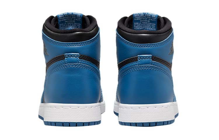Кроссовки для баскетбола Jordan Air Jordan 1 Retro High OG Dark Marina Blue GS - изображение 7