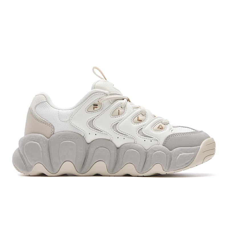 Кроссовки fila CROISSANT 1S Low Топ Массивные кроссовки Women's White Серый - изображение 2