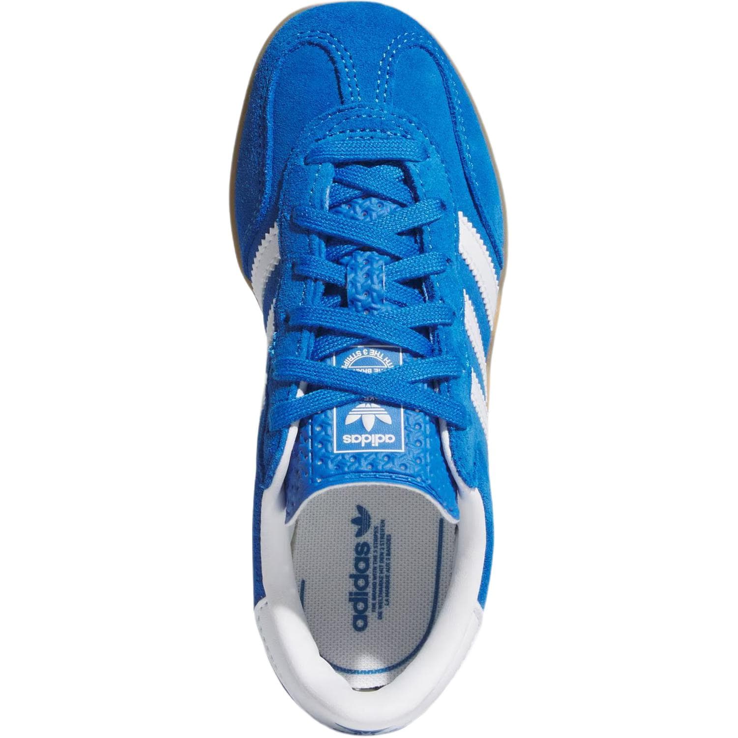 Кроссовки Adidas Originals GAZELLE INDOOR Low Скейтборд Обувь Синий Детский - изображение 3