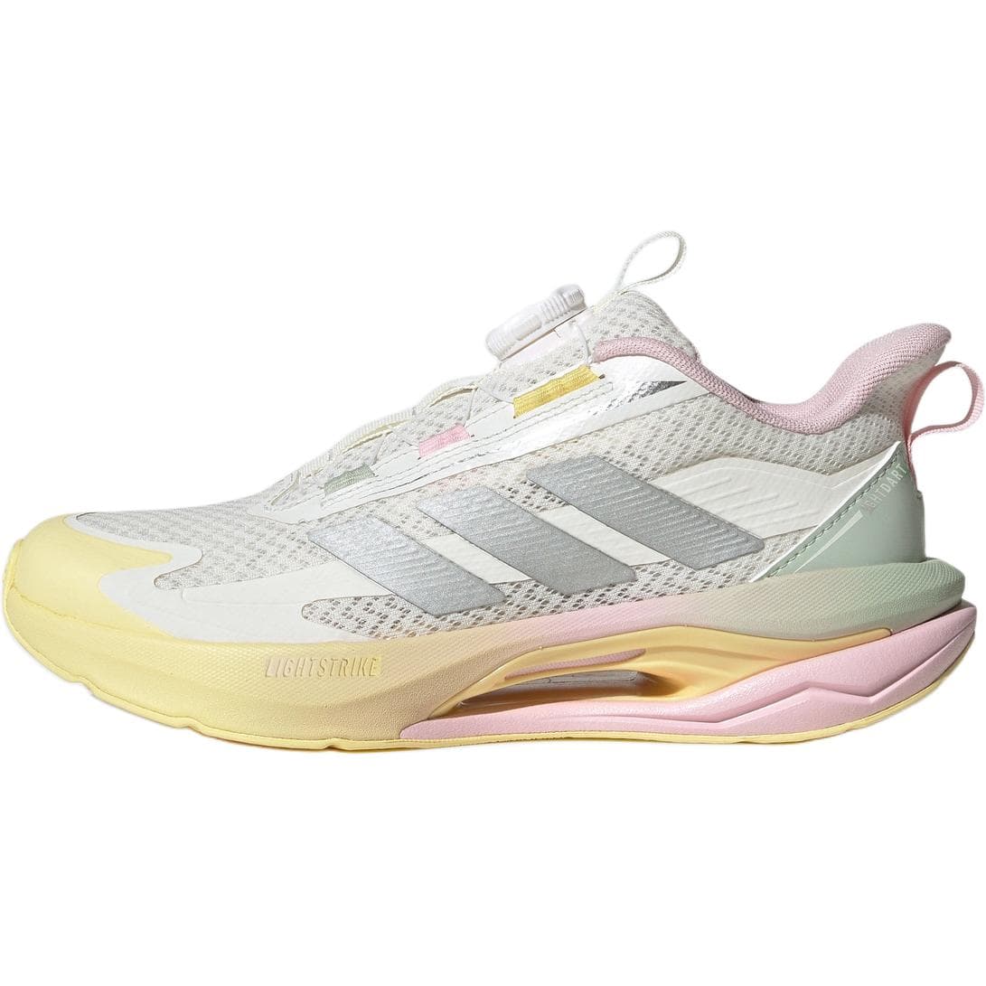 Кроссовки Adidas LIGHTDART HABU J противоскользящие устойчивые к истиранию низкий отскок детские беговые кроссовки белый детский - изображение 1