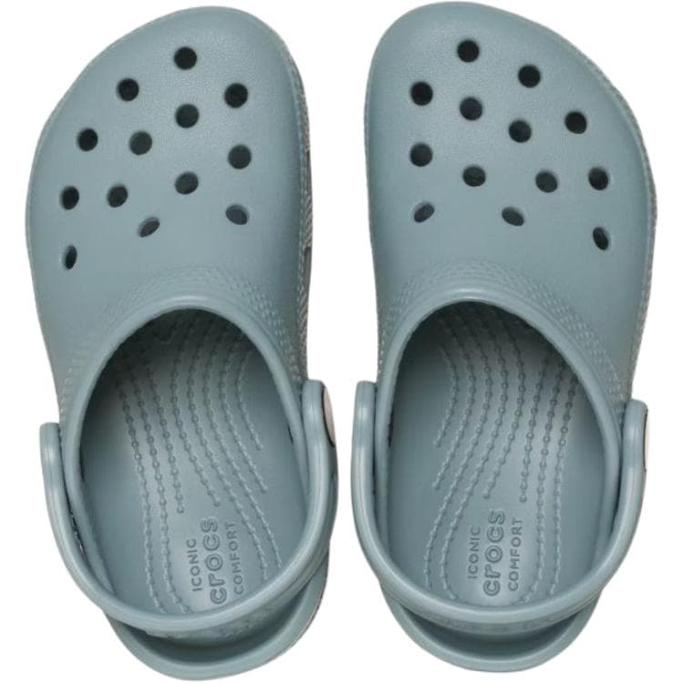 Crocs Classic clog Устойчивые к истиранию Детские Сабо из резины Зеленые - изображение 5