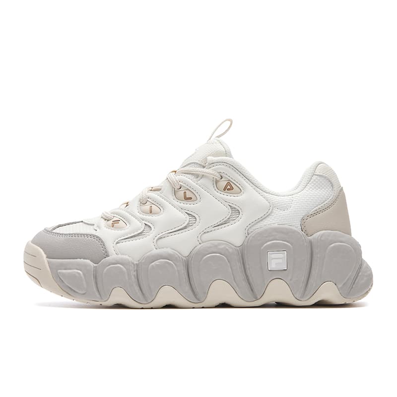 Кроссовки fila CROISSANT 1S Low Топ Массивные кроссовки Women's White Серый - изображение 1