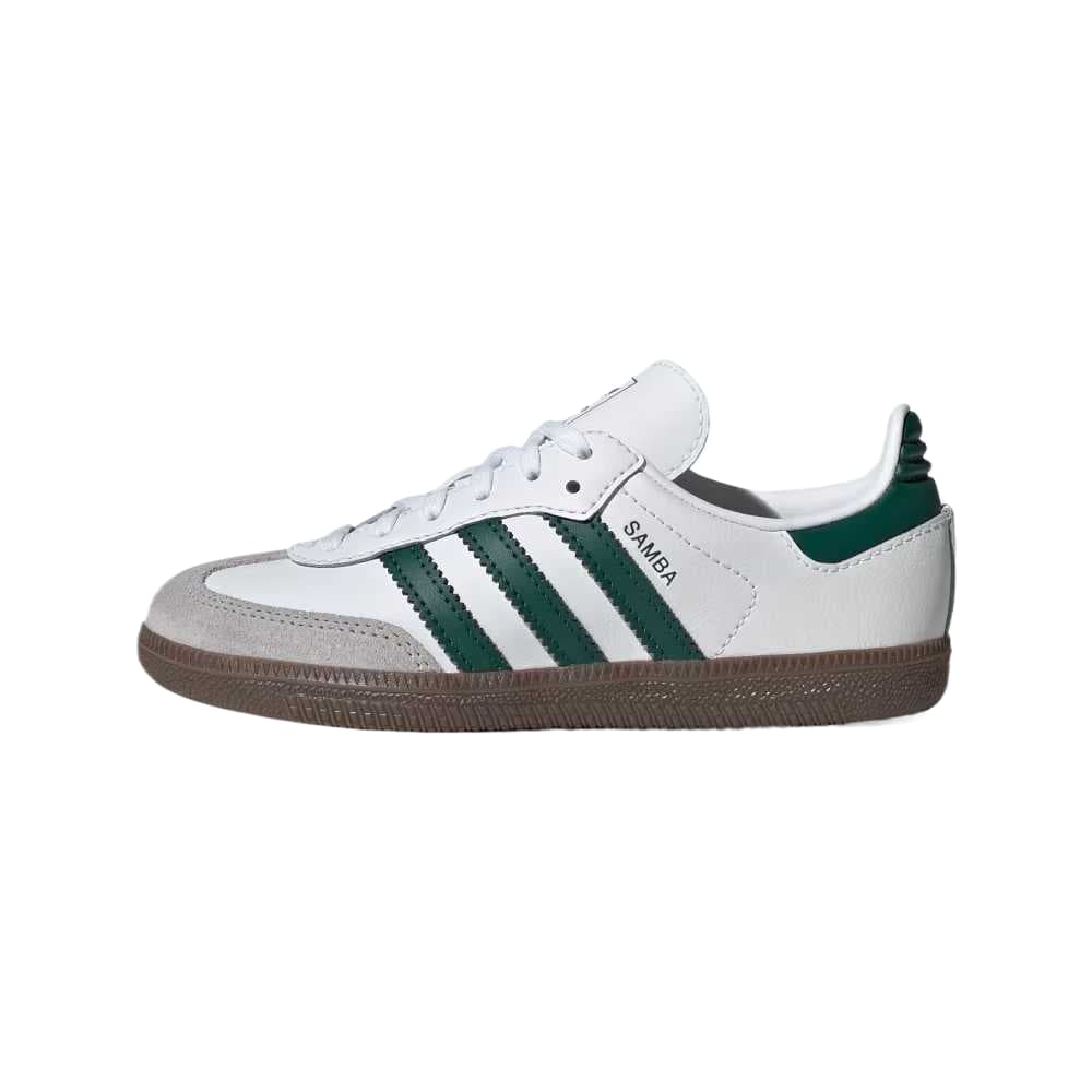 Кроссовки Adidas Originals Samba OG Кожа Детские Кроссовки для Тренировок Серый Белый Цвет - изображение 1