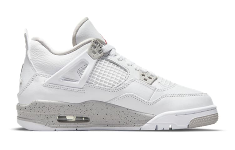 Кроссовки для баскетбола Jordan Air Jordan 4 Retro "Tech White" GS - изображение 6