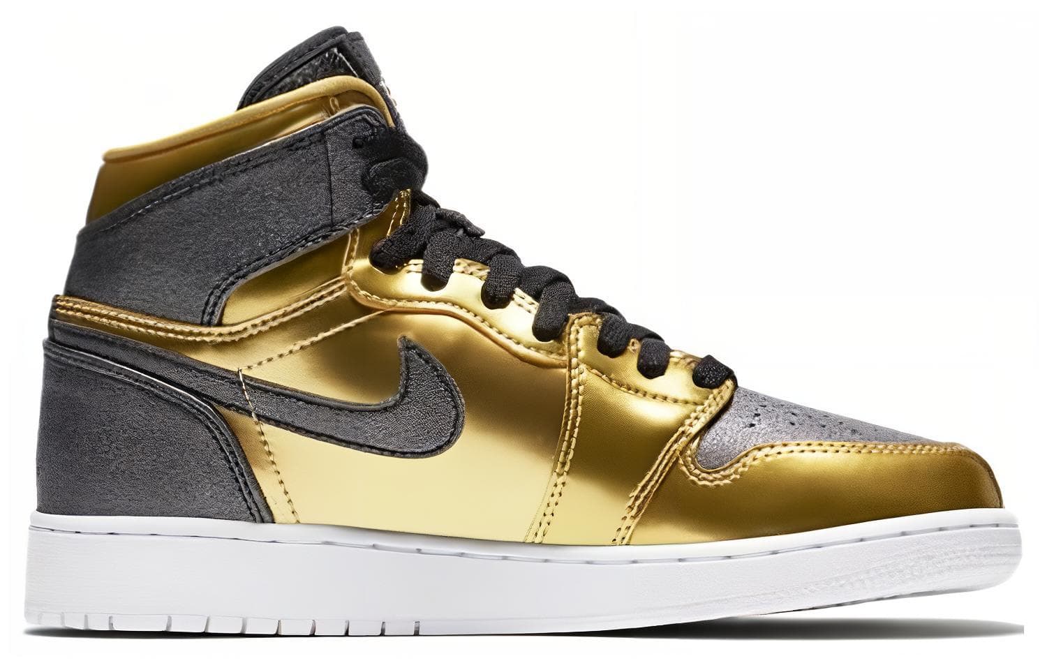 Кроссовки для баскетбола Jordan Air Jordan 1 Retro BHM 2017 GS - изображение 3