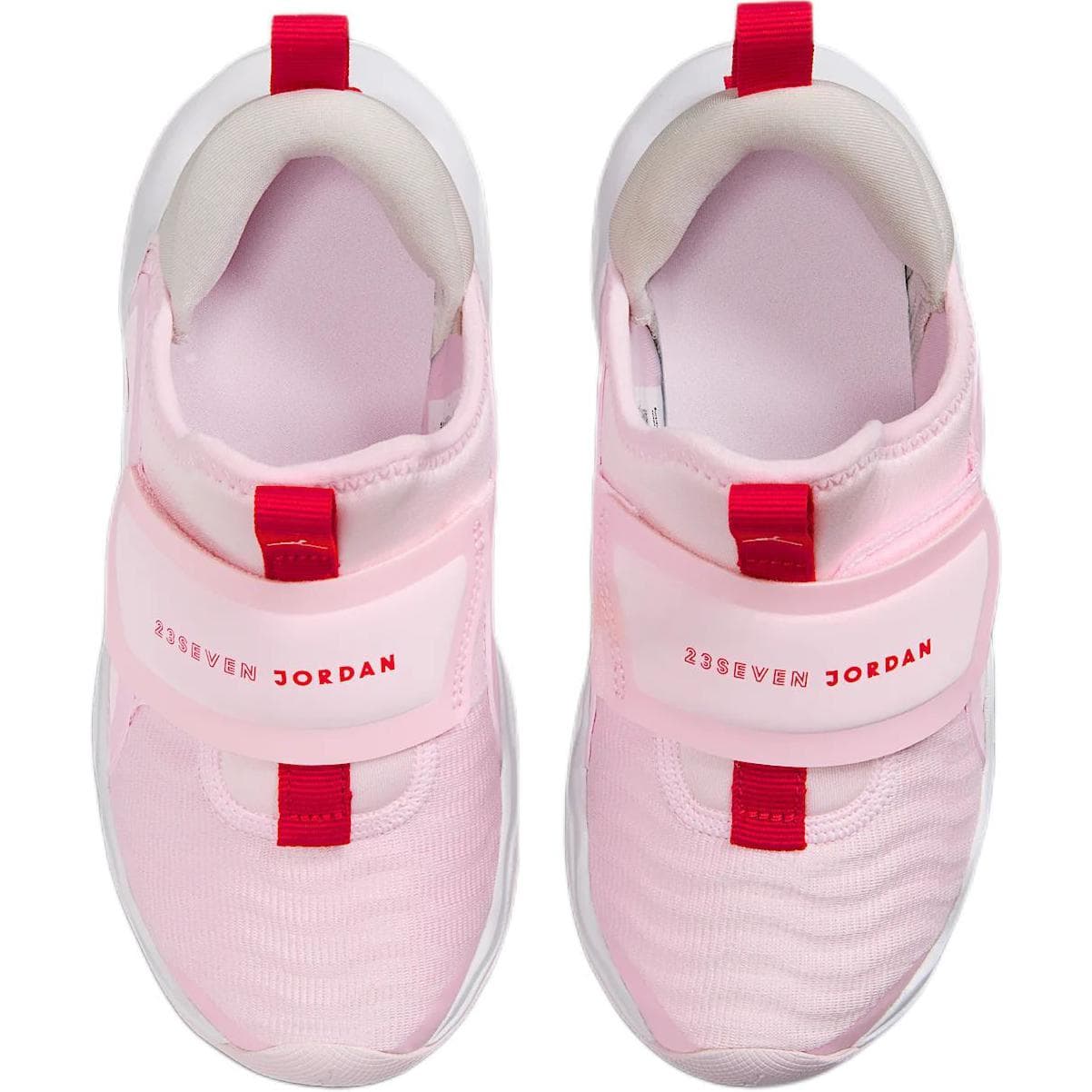 Кроссовки Jordan x 23/7,2 EasyOn Удобный противоскользящий амортизирующий износостойкий лоу-топ детская повседневная обувь розово-белый для детей 3-7 лет - изображение 4