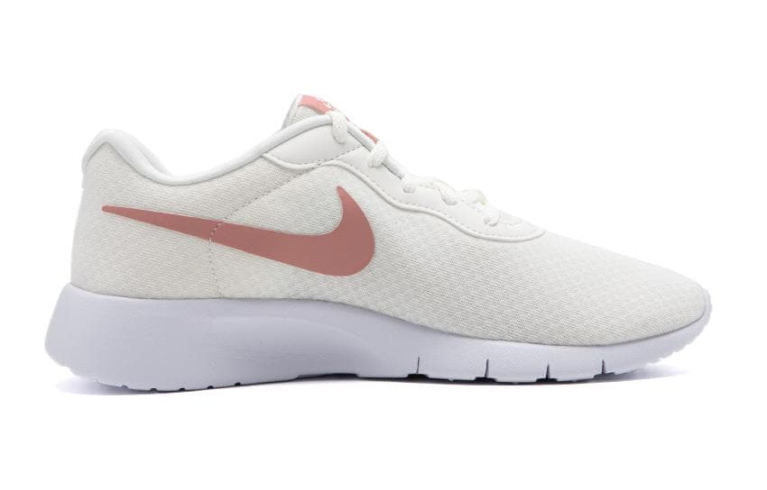 Кроссовки Nike Tanjun EasyOn GO BG Противоскользящие Амортизация Отскок Дышащие Низкие Беговые кроссовки Белый Красный Унисекс - изображение 2