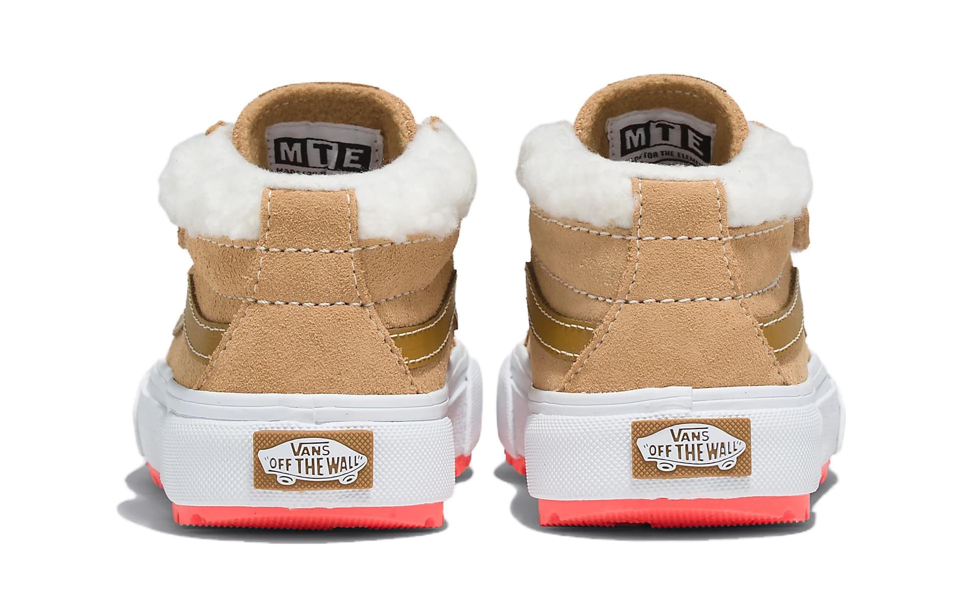Кроссовки Vans SK8 MID Топ Детские Скейтбординги Коричневый Детские Возраст 3-7 лет - изображение 3