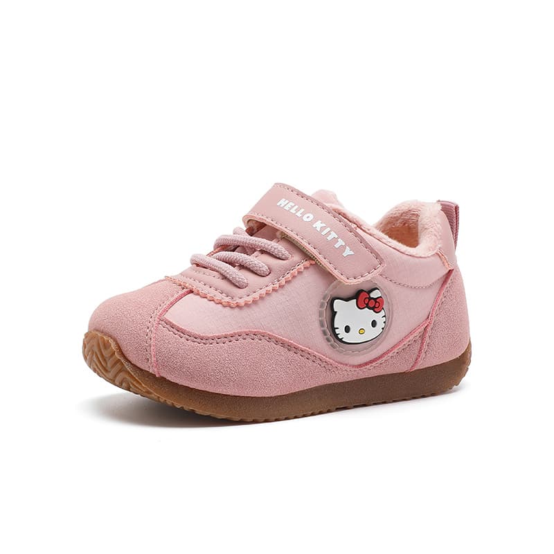 Кроссовки Sanrio Hello Kitty Универсальный повседневный мультяшный милый удобный утолщенный мальчики и девочки немецкие армейские кроссовки осень и зима износостойкий отскок легкий амортизация термозащитный баланс лоу-топы детские кроссовки подростки - изображение 2