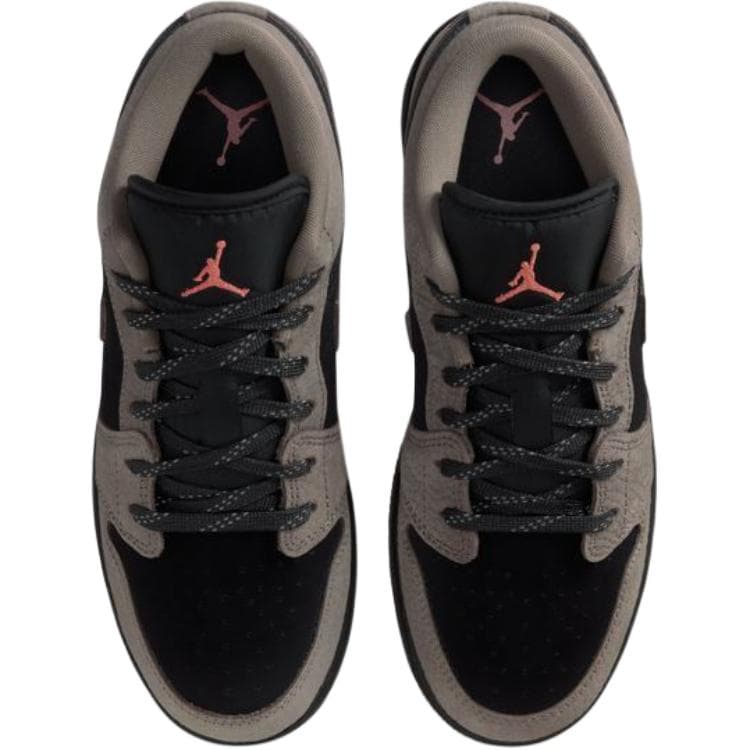 Кроссовки для баскетбола Jordan Air Jordan 1 Low Топ Баскетбольные кроссовки Коричнево-черный Унисекс - изображение 4