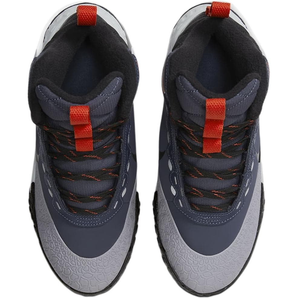 Кроссовки для баскетбола Nike Terrascout Противоскользящие Устойчивые к износу MID Топ Детские Баскетбольные Кроссовки Синие Серые Малыш - изображение 4