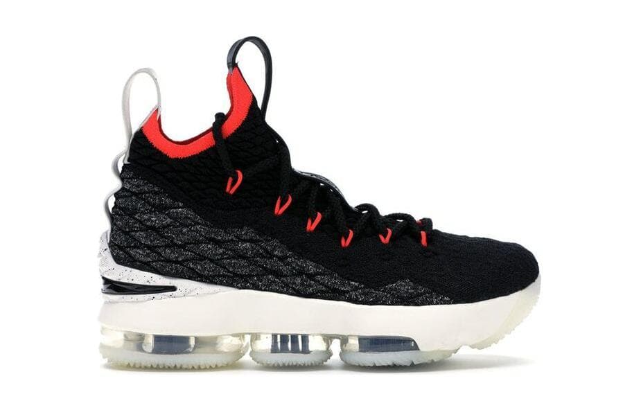 Кроссовки для баскетбола Nike Lebron 15 Black Bright Crimson - изображение 3