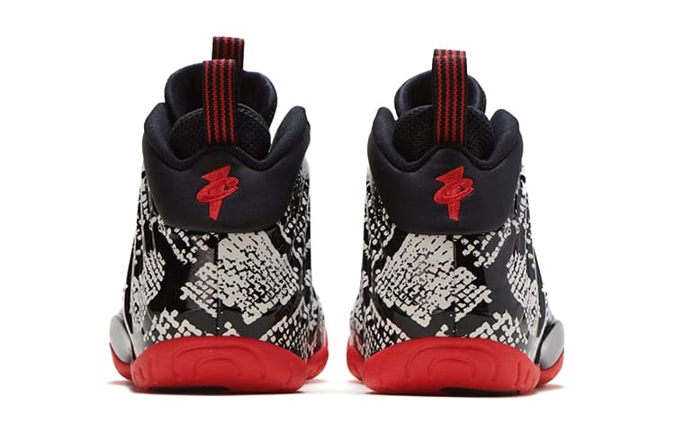 Кроссовки для баскетбола Nike Foamposite One Air Albino Snakeskin GS - изображение 6