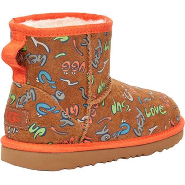 UGG CLASSIC MINI Мягкий и Комфортный Противоскользящий Устойчивый к Износу Детские Ботинки - изображение 5