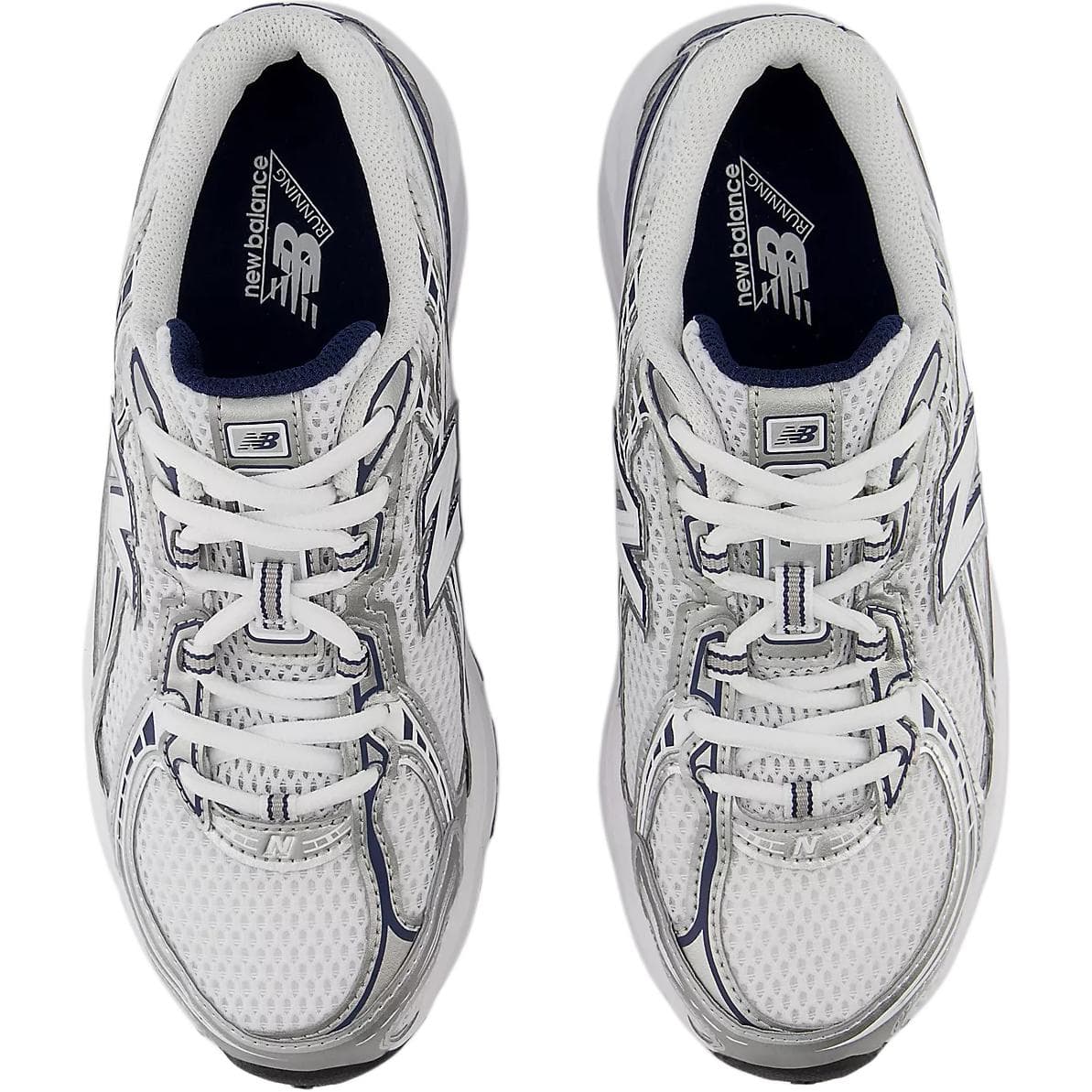 Кроссовки New Balance NB 740 Low Топ Детские Лайфстайл Кроссовки Белый Серебристый Черный Унисекс - изображение 3