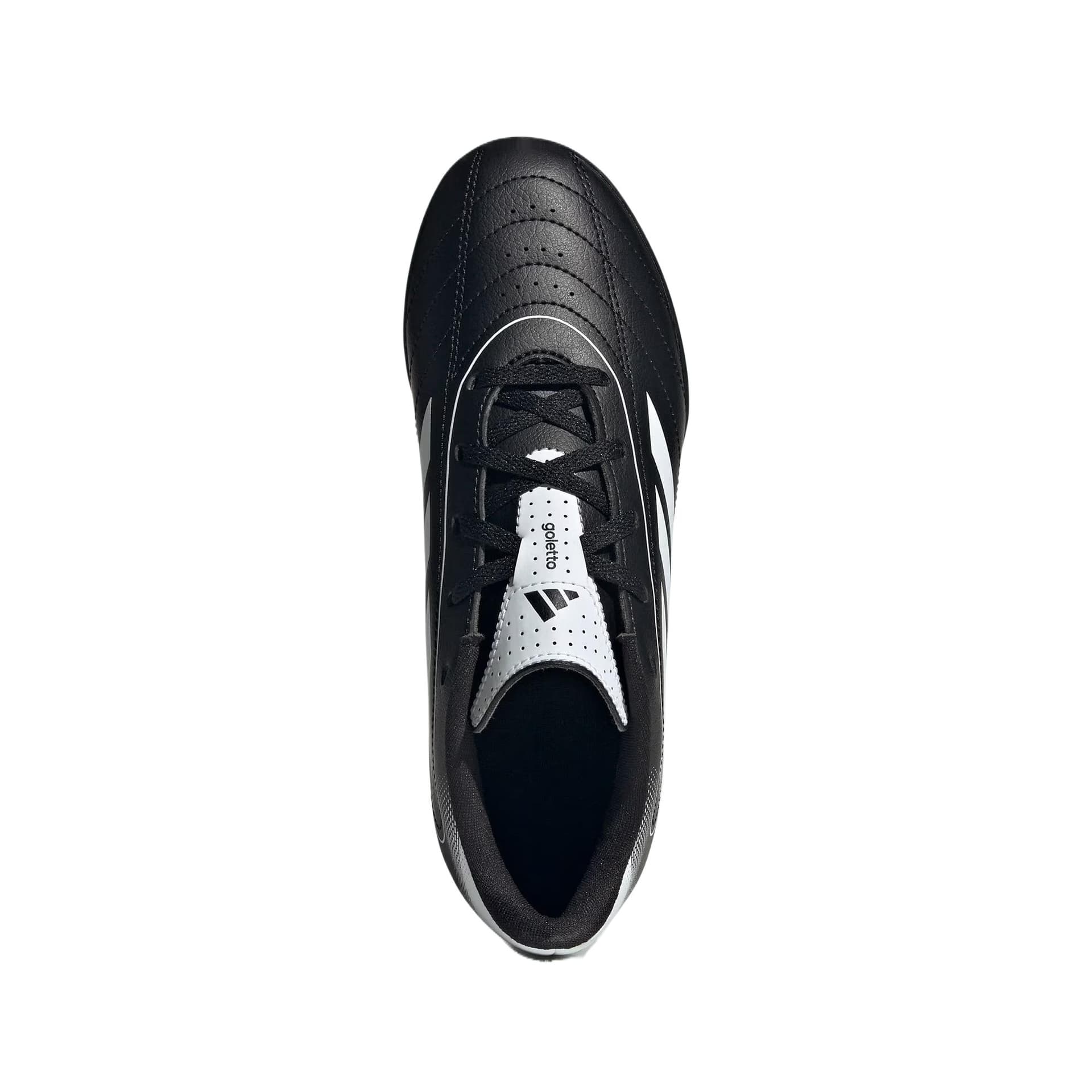 Бутсы Adidas GOLETTO 9 Синтетическая кожа противоскользящие низкие футбольные бутсы для детей черно-белые детские - изображение 5