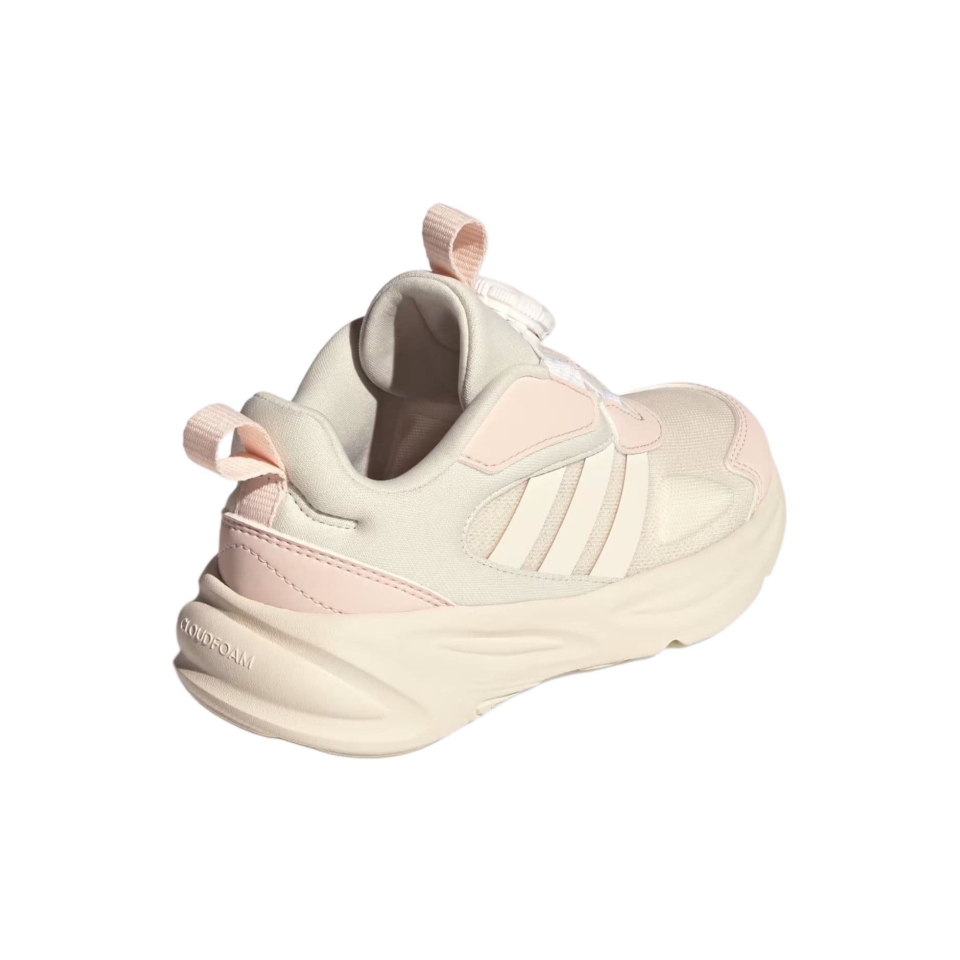Кроссовки Adidas Ozelle Дышащий Low Топ Детские беговые кроссовки Бежево-розовый Детский - изображение 4