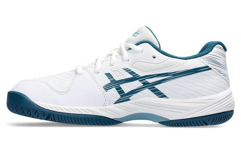 Asics Gel Game 9 GS Low Top Детская обувь Белый Синий Унисекс - изображение 1