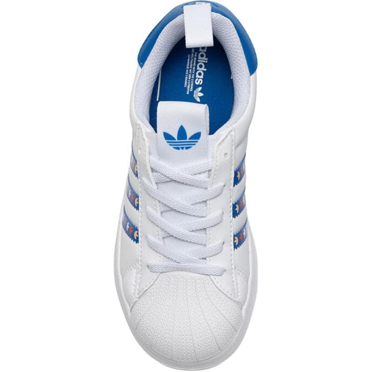 Кроссовки Adidas Originals ADIFOM SUPERSTAR 360 C Устойчивый к истиранию Низкий верх Детская обувь для скейтбординга Белый - изображение 3