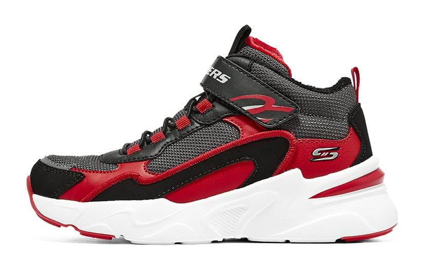Кроссовки Skechers BOBS BAMINA Детские повседневные туфли Черный Красный Подростки - изображение 1