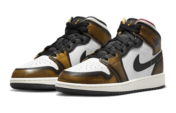 Кроссовки для баскетбола Jordan Air Jordan 1 Mid SE GS - изображение 3