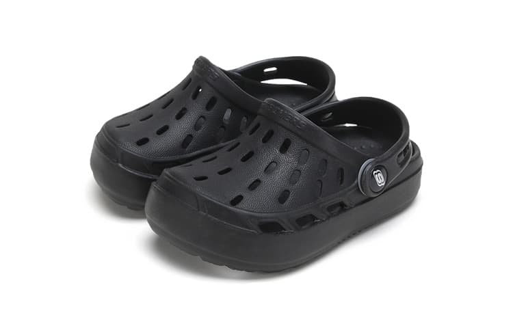 Сандалии Skechers Детские сандалии черные для детей 3-7 лет - изображение 3