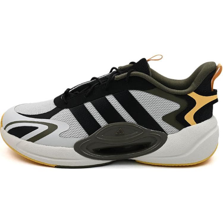 Кроссовки Adidas Galaxy Abrasion-Resistant Низкие Детские Беговые Кроссовки Черный Серый Малыш - изображение 1