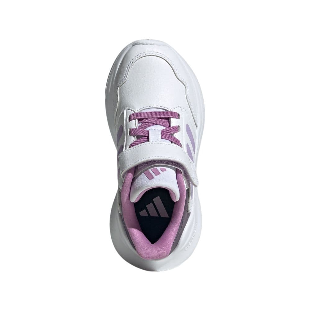 Кроссовки Adidas Tensaur Run 3,0 Низкие кеды Kids Lifestyle Shoes Белый Порошок Сливовый фиолетовый Мягкий фиолетовый Детский - изображение 3