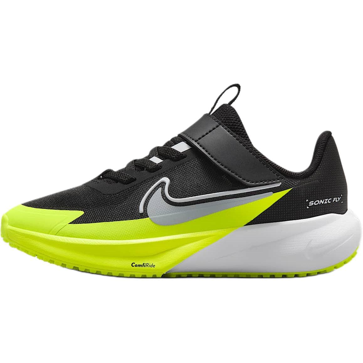 Кроссовки Nike SONIC FLY Устойчивые к истиранию низкие беговые кроссовки Черный Зеленый Детский - изображение 1
