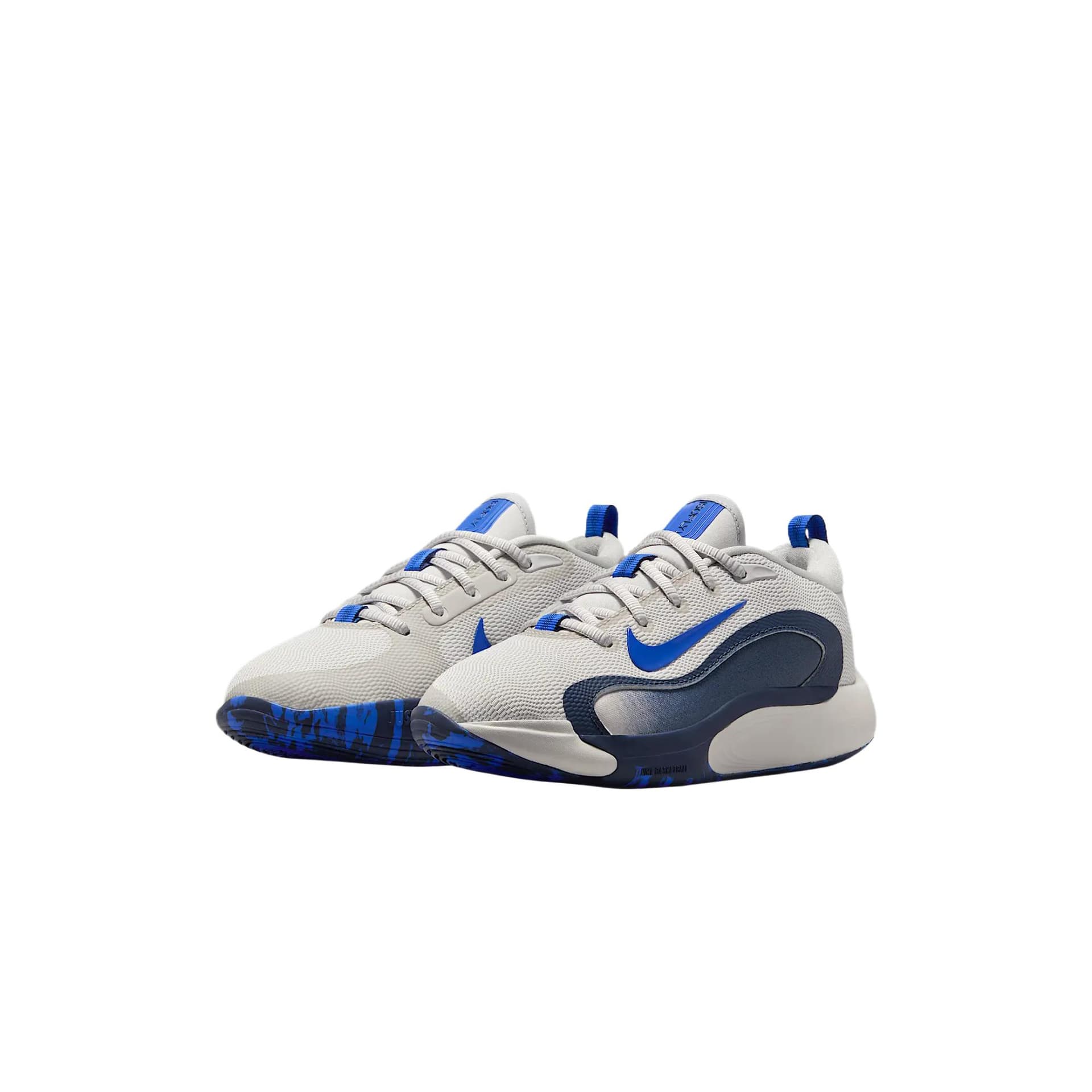 Кроссовки для баскетбола Nike ISOFLY Low Топ Детская Баскетбольная Обувь Серый Синий Малыш - изображение 3