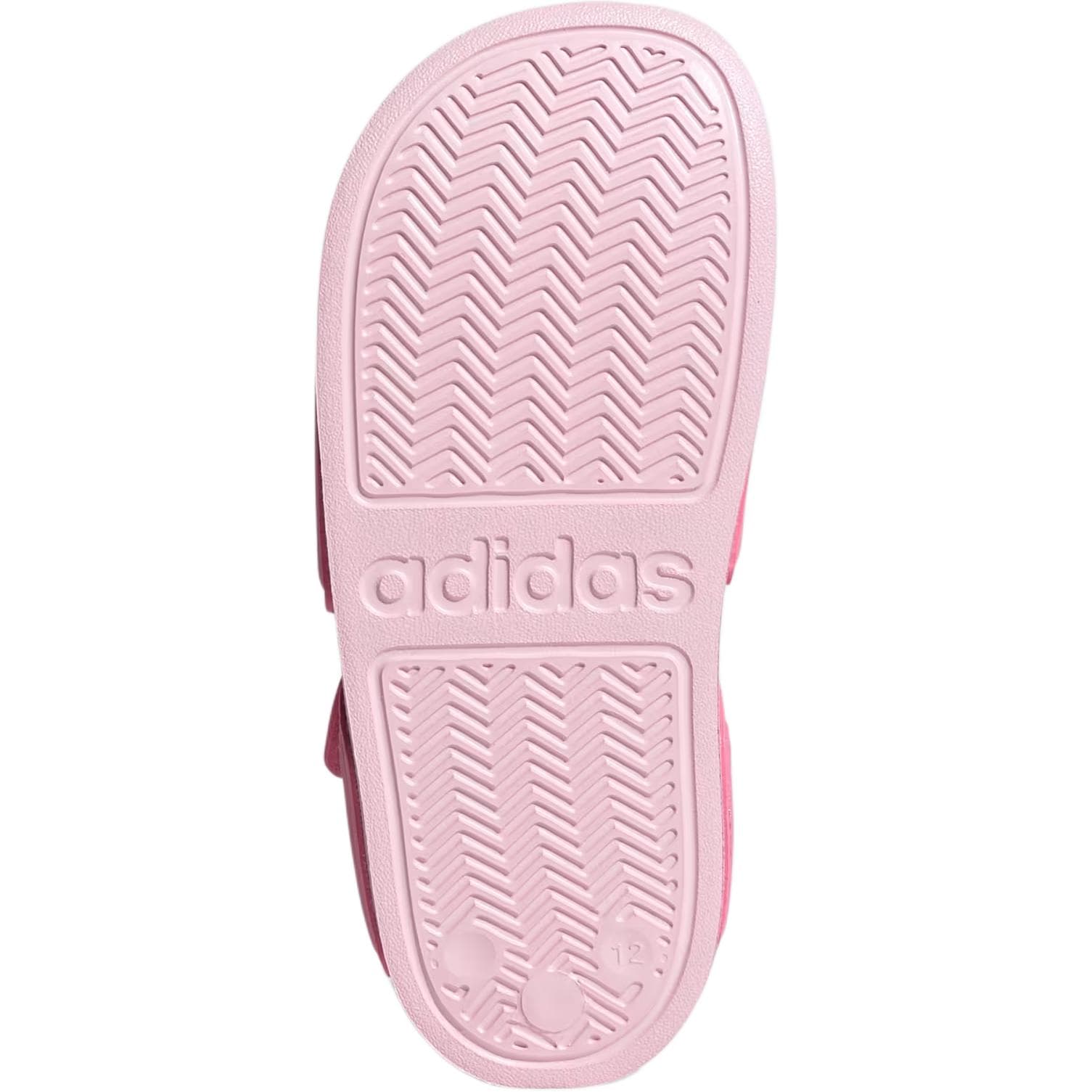 Сандалии adidas Adilette противоскользящие амортизирующие низкие детские сандалии розовые для малышей - изображение 5