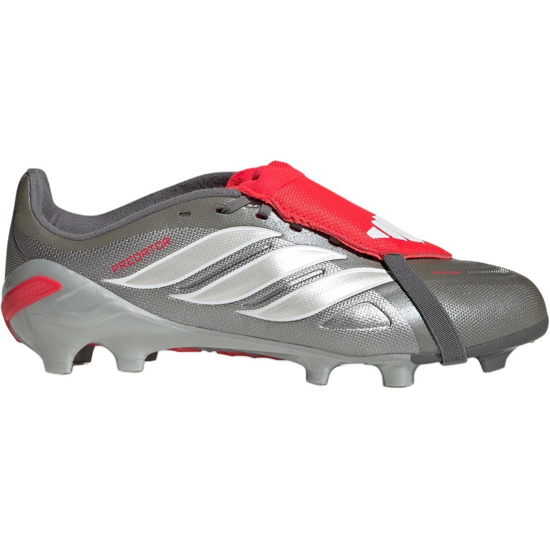 Бутсы Adidas PREDATOR LEAGUE Низкие Футбольные Бутсы Серого Цвета для Детей - изображение 2