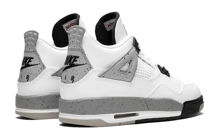 Кроссовки для баскетбола Jordan Air Jordan 4 Retro White Cement GS 2016 - изображение 6