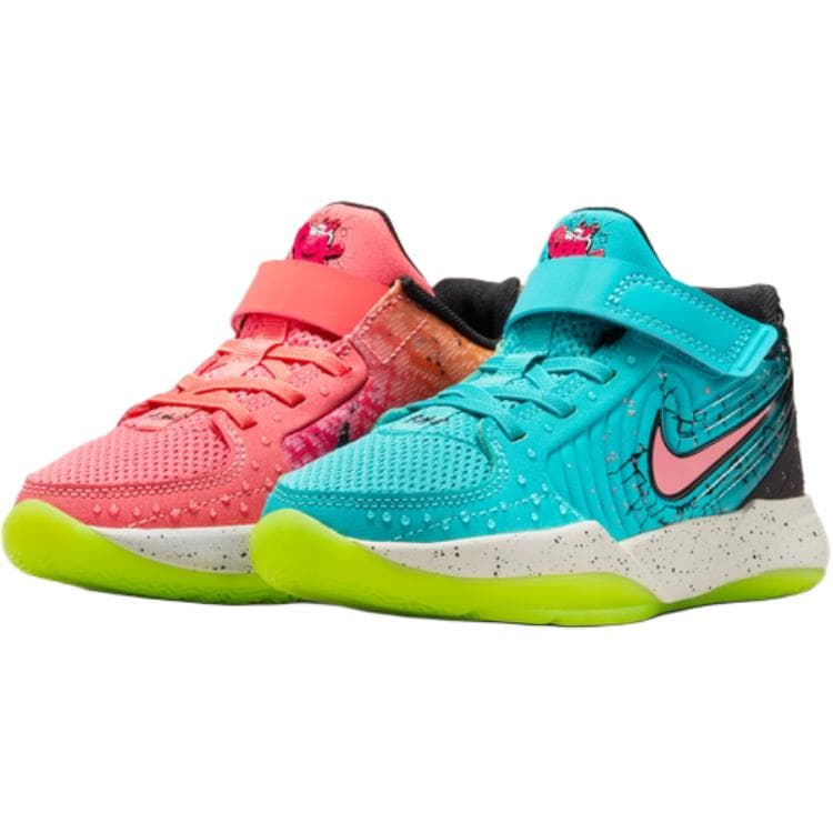 Кроссовки для баскетбола Nike X Kool Aid Ja 2 Противоскользящие Низкие Детские Баскетбольные Кроссовки Красный Синий Малыш - изображение 1