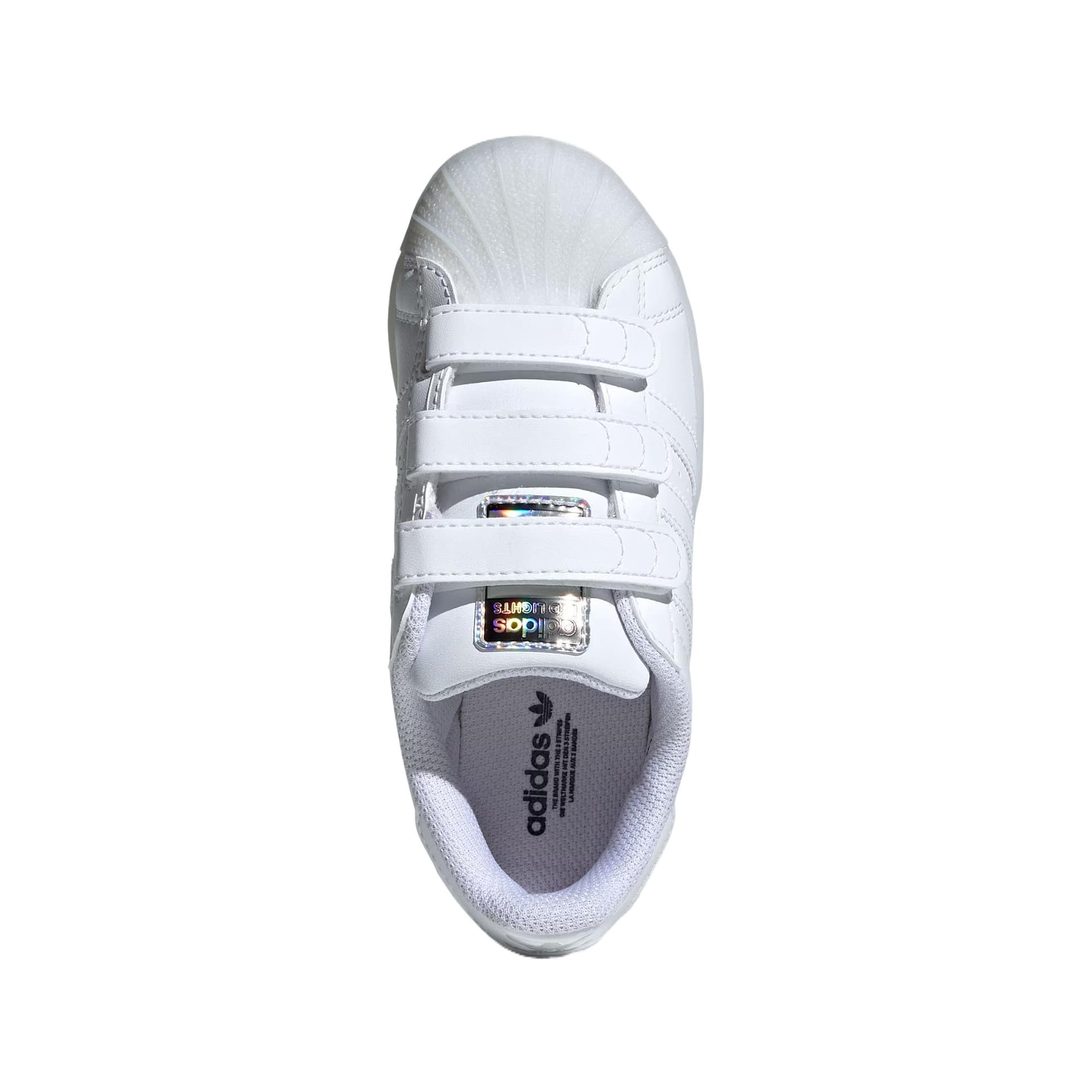 Кроссовки Adidas Originals Синтетическая кожа Низкие кеды Детская Скейтбординг Обувь Белая Малыш - изображение 5