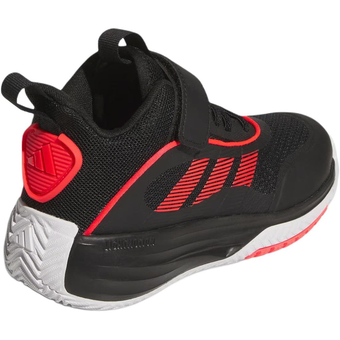 Кроссовки для баскетбола Adidas OwnTheGame MID Топ Детские Баскетбольные Кроссовки Черные Красные Малыш - изображение 4