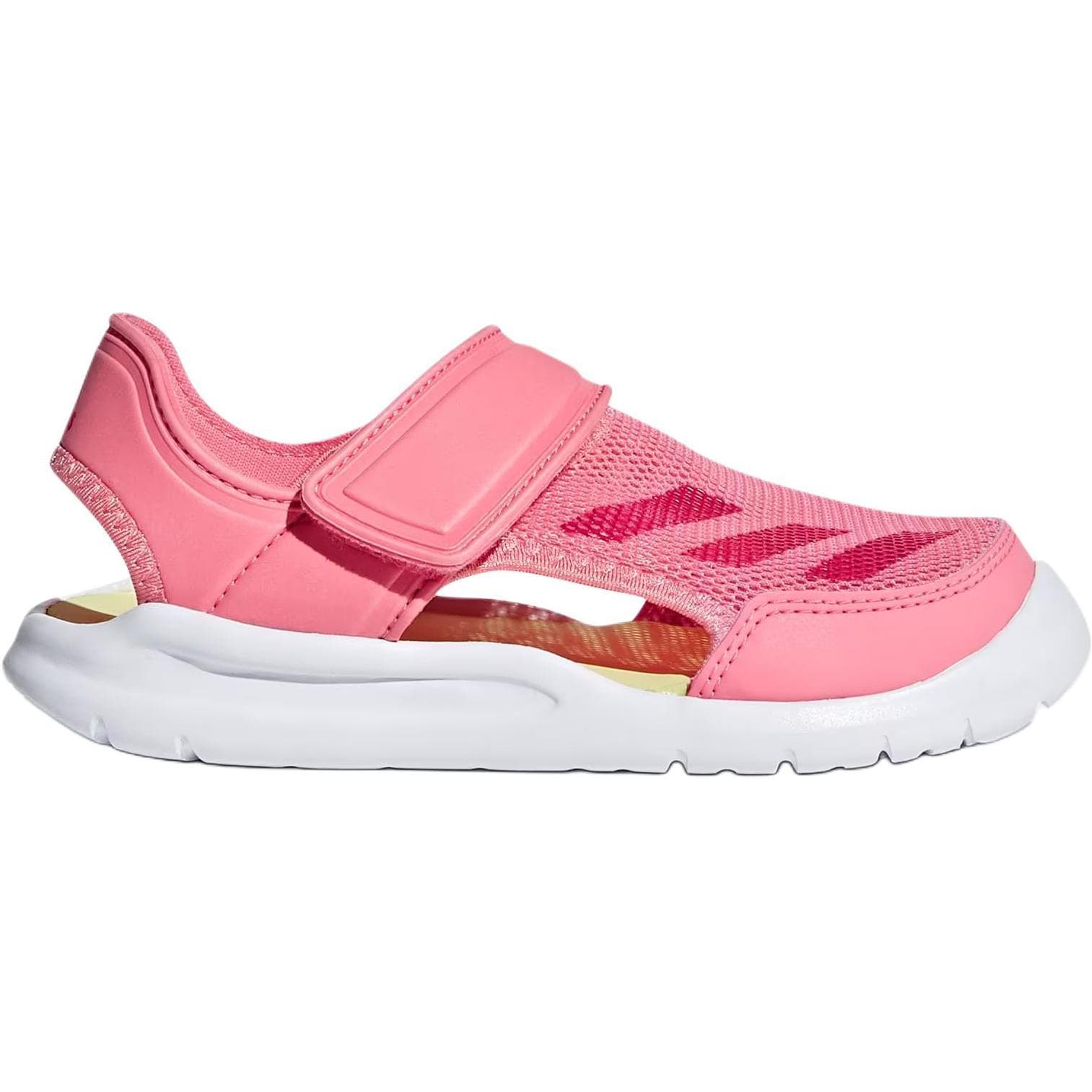 Сандалии Adidas Fortaswim Синтетическая кожа Низкие сандалии для детей Розовые для детей в возрасте 3-7 лет - изображение 2