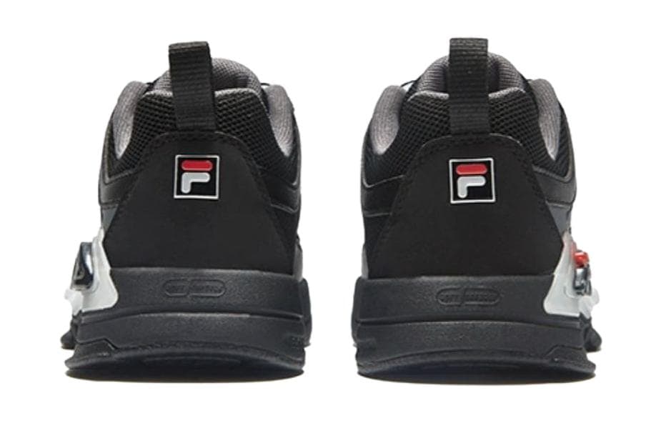 Кроссовки FILA KIDS Противоскользящие устойчивые к истиранию низкие детские беговые кроссовки черный белый красный для детей - изображение 4