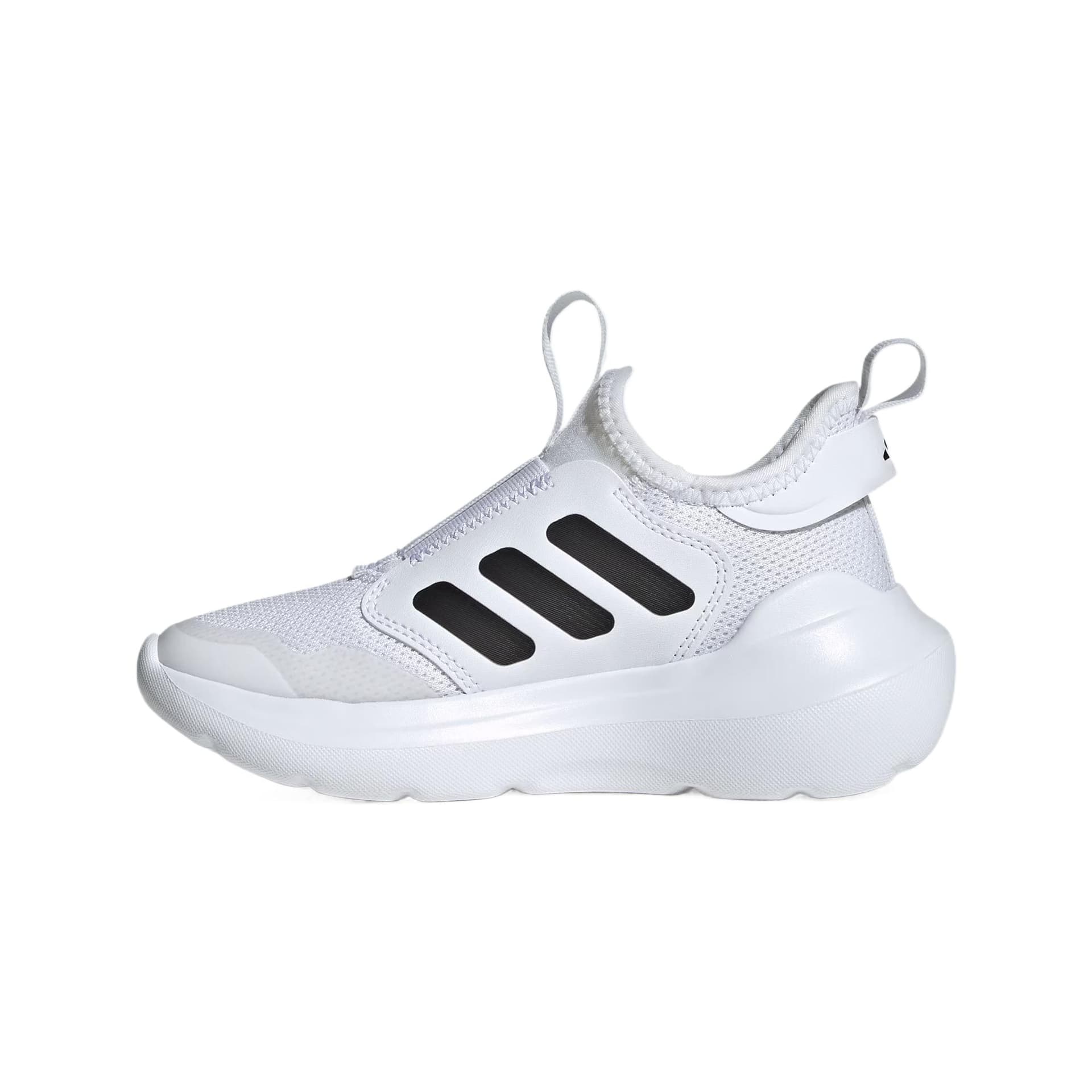 Кроссовки Adidas TENSAURComfort Ткань Лоу-топы Kids Lifestyle Shoes Белый Черный Детский - изображение 2