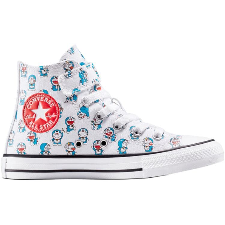 Дораэмон x Converse Chuck TAYLOR All Star Устойчивые к истиранию Высокие детские кеды - изображение 2