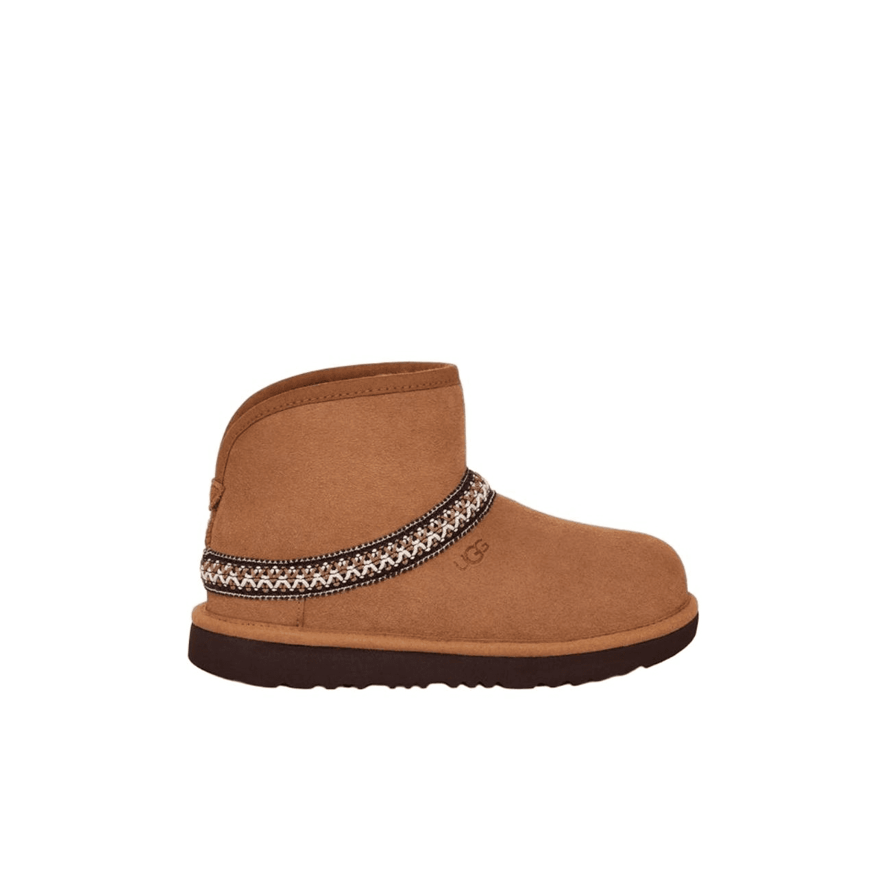 UGG CLASSIC MINI Устойчивый к истиранию Водонепроницаемый MID Верх Детские ботинки Коричневый Детский - изображение 2
