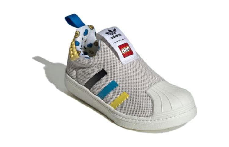 Кроссовки Adidas Originals x LEGO SUPERSTAR 360 Удобный противоскользящий и устойчивый к истиранию низкий топ - изображение 2
