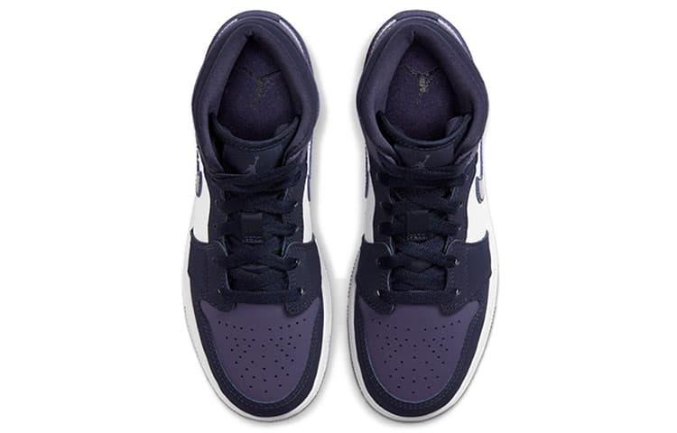 Кроссовки для баскетбола Jordan Air Jordan 1 Mid Sanded Purple GS - изображение 10